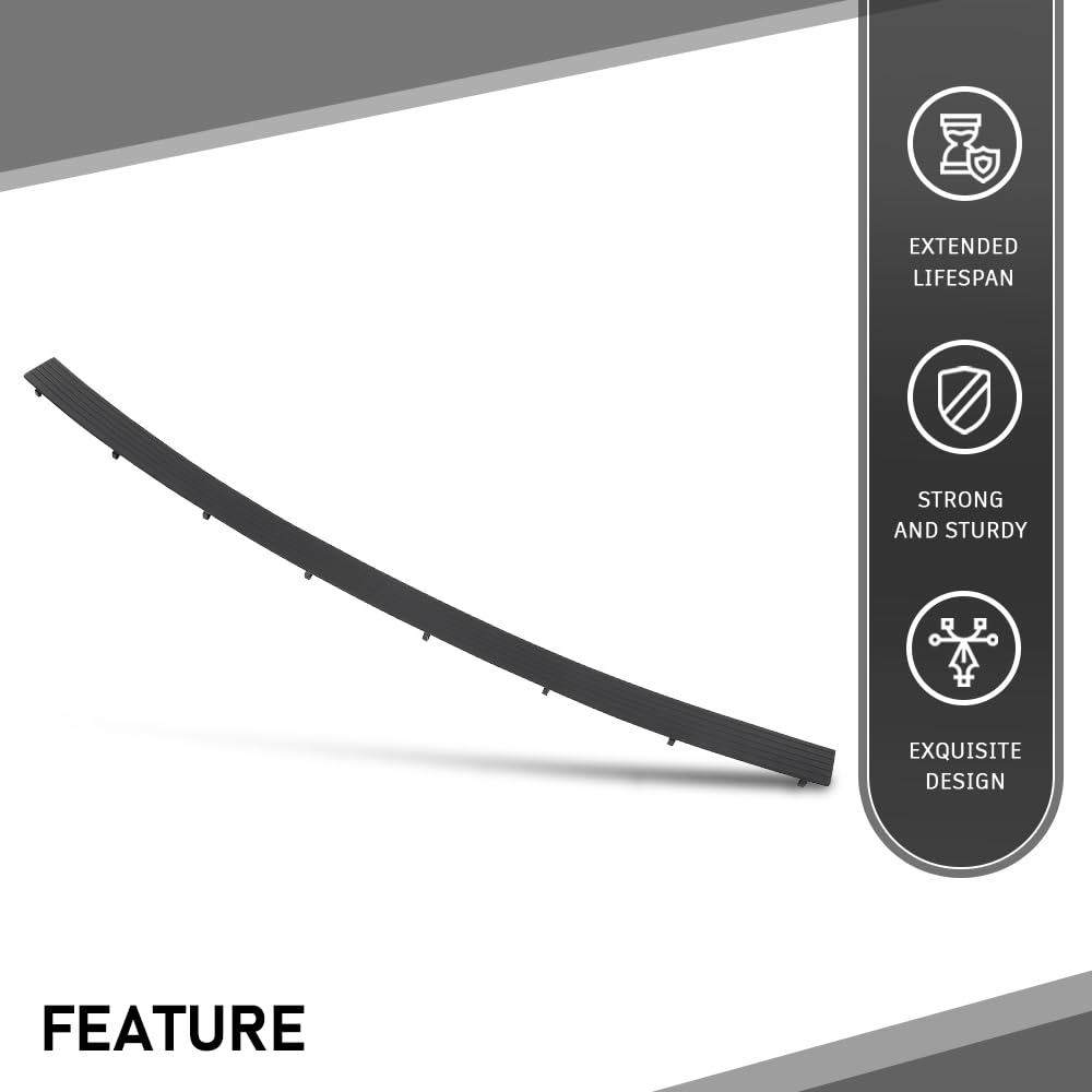 G-PLUS Rear Bumper Face Bar Step Pad Molding Trim, Compatible with Ford Expedition 2018-2019, JB5Z17B807BA, FO1191153
