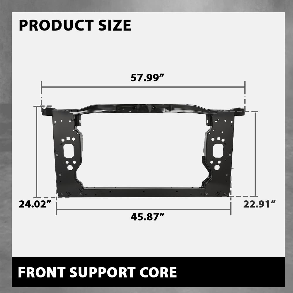 G-PLUS Front Radiator Support Compatible with Jeep Cherokee 2014-2018 68227489AA