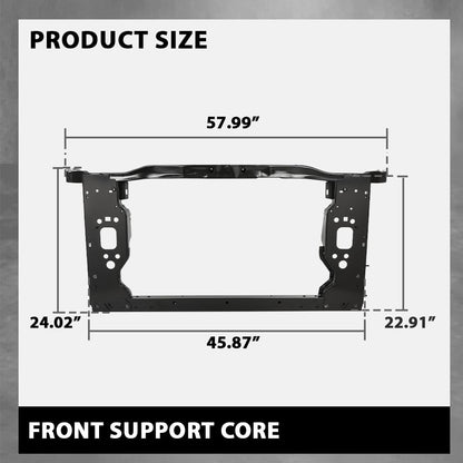 G-PLUS Front Radiator Support Compatible with Jeep Cherokee 2014-2018 68227489AA