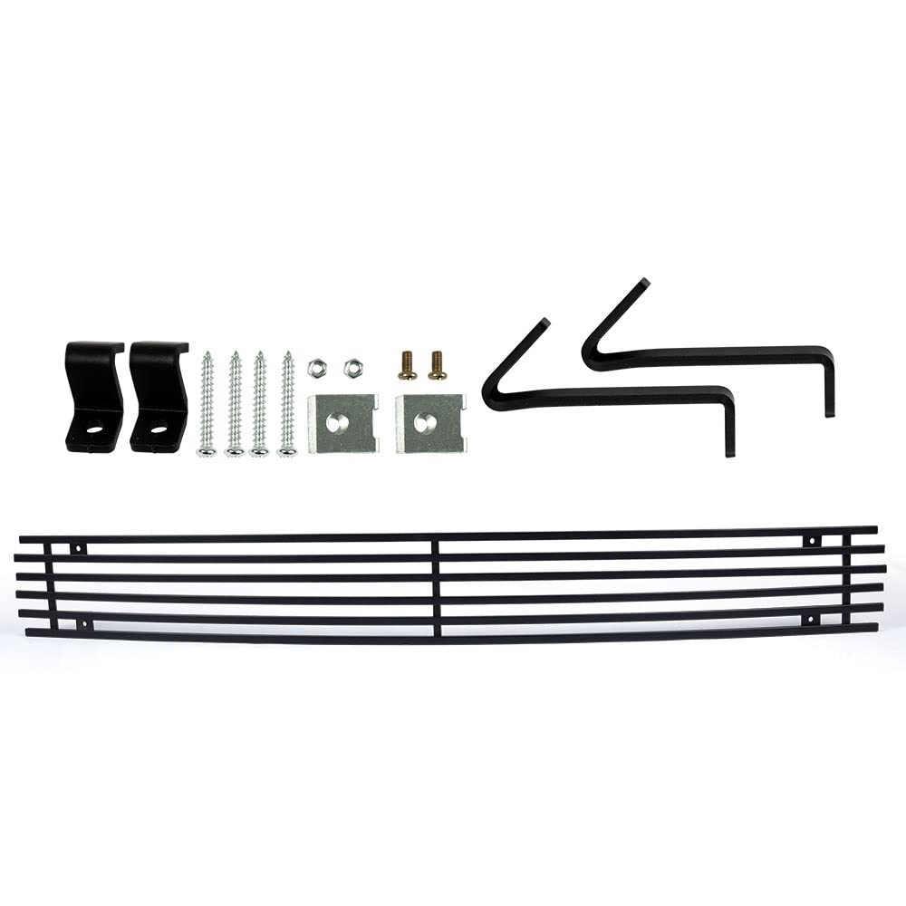 G-PLUS Front Lower Bumper Black Billet Grille Compatible With 2009-2014 Nissan Maxima Black
