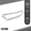 G-PLUS Front Bumper Face Bar Trim Molding Step Pad Compatible with Benz GLC300 (submodel: 4Matic, Base) 2017-2019 2538851625, MB1044145 Silver