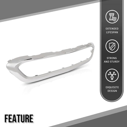 G-PLUS Front Bumper Face Bar Trim Molding Step Pad Compatible with Benz GLC300 (submodel: 4Matic, Base) 2017-2019 2538851625, MB1044145 Silver