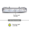 G-PLUS Right Daytime Running Light, Compatible with Benz W166 ML350 ML550 ML63AMG 2012-2015, Fit Benz W166 ML500 X204 GLK250 GLK350 2013-2015, Passenger Side, 2049065501, A2049065501