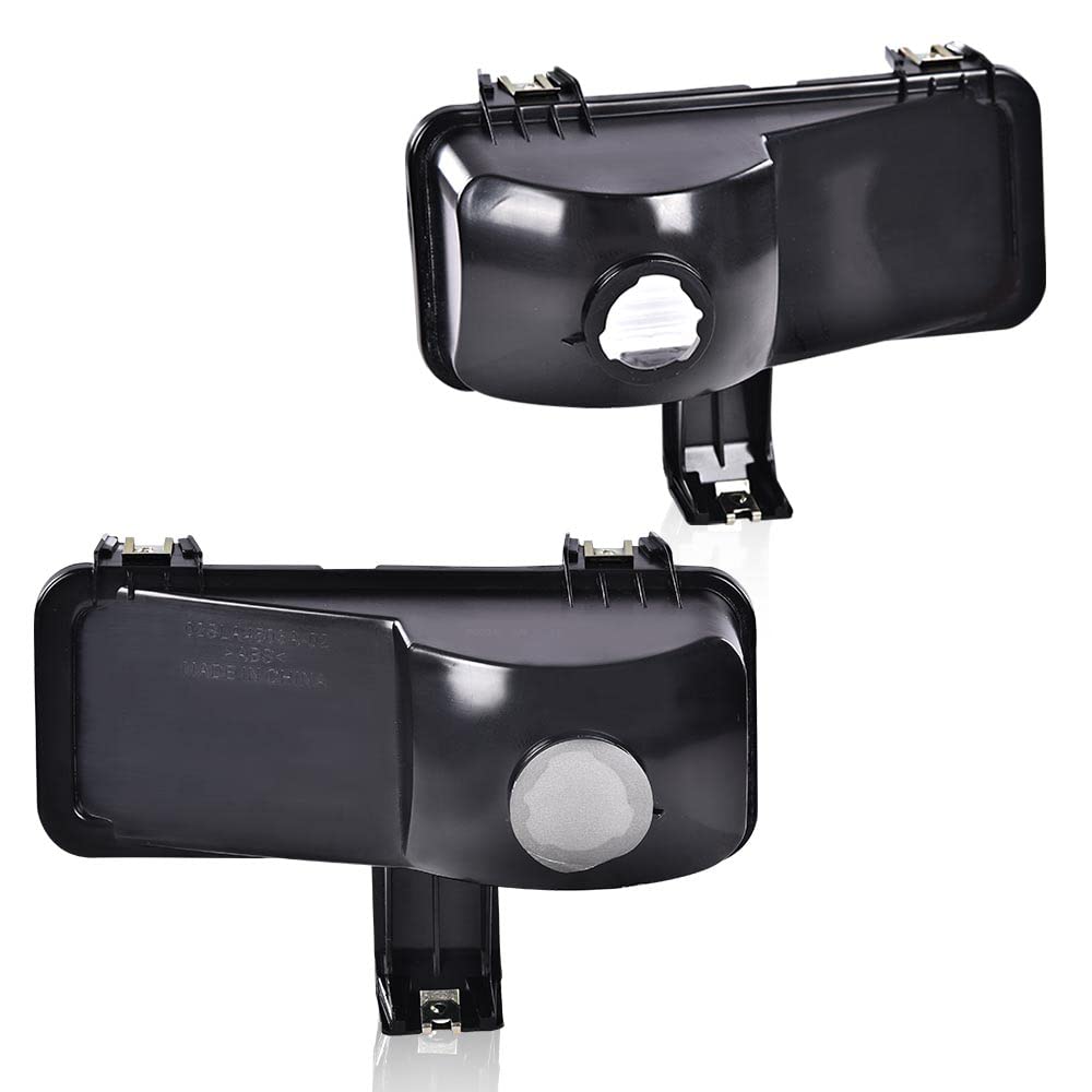 G-PLUS Front Turn Signal Light Assembly Compatible with Chevy Suburban 1981-1982 Fit Chevy Blazer PU Fit GMC Jimmy Suburban PU Driver Left Passenger Right Side Clear Lens