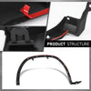 G-PLUS Front Right Fender Flare Wheel Opening Molding Compatible with LX RX350/RX450h (submodel: Base, F Sport) 2016-2019 756010E080, LX1291100 Black