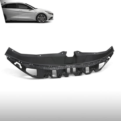 G-PLUS Grille Cover Upper Radiator Sight Shield Compatible with Hyundai Elantra 2021-2023 1.6L 1580CC 96CU. IN. L4 FULL HYBRID EV- (FHEV) DOHC/DOHC TURBOCHARGED HY1224124, 86391AA000 Black