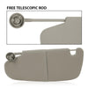 G-PLUS Beige Left Side Sun Visor Compatible with 2002-2009 Dodge Ram 1500 2500 3500