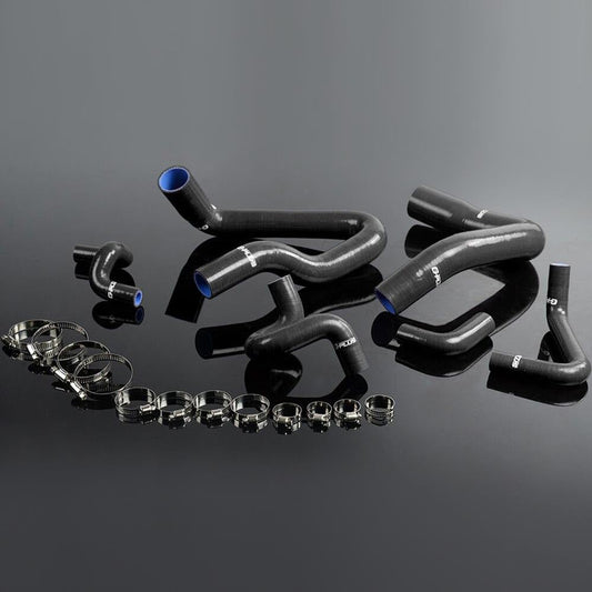 Silicone Radiator Hose Kit, Compatible with 1986-1993 Mustang GT LX Cobra 50U, W/Clamps