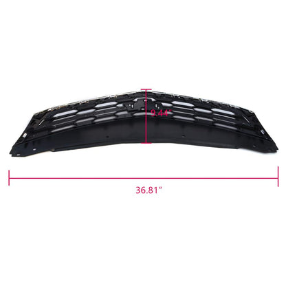 G-PLUS Honeycomb Grille Mesh Assembly Black Covers Automotive Car Front Bumper Upper Grille Compatible with Chevr Cruze 2016-2017