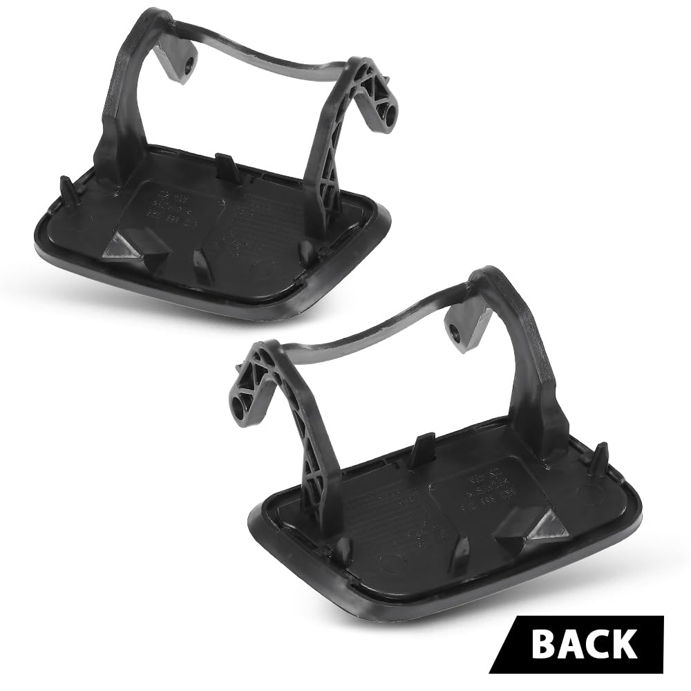 G-PLUS Front Bumper Headlight Washer Cap Cover Left&Right Compatible with Audi A4 B8 2008-2012 (Not Fit S4 or Sline Models) 8K0955275, 8K0955276