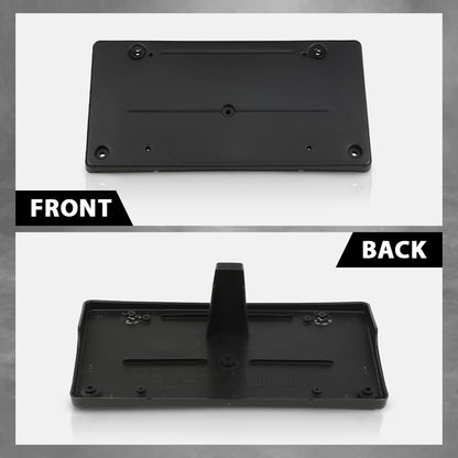 G-PLUS Front Bumper License Plate Holder Mounting Bracket Compatible with Discovery 4 / LR4 2010-2016 Black