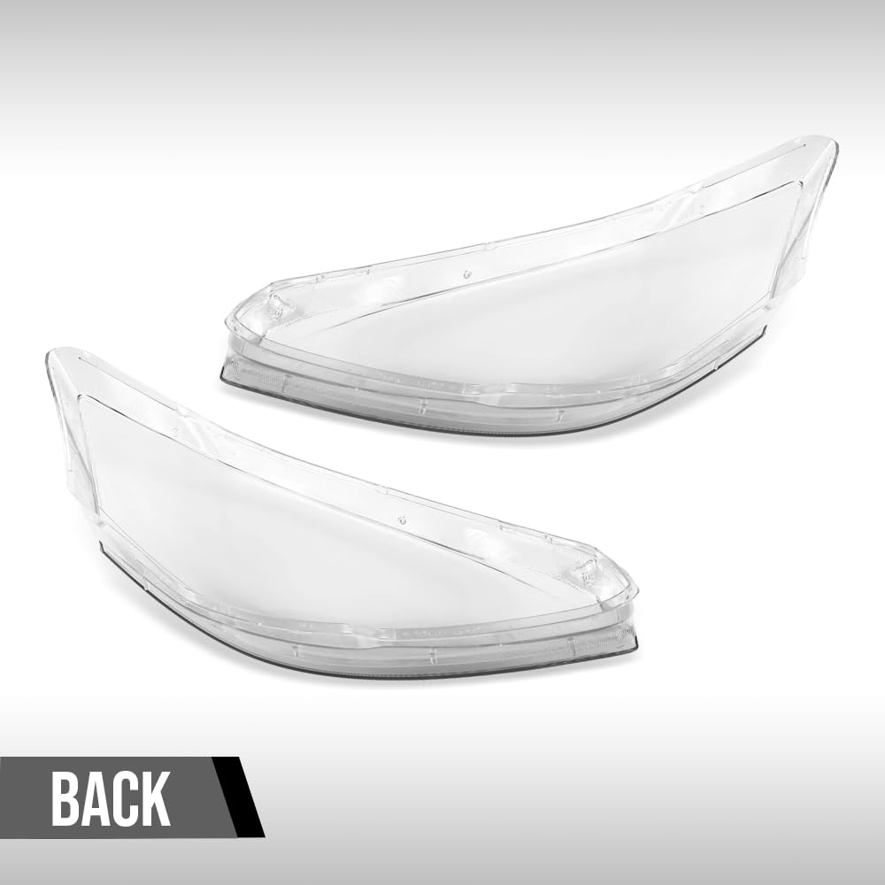 G-PLUS Headlight Lens Cover Compatible with Benz S-Class W221 2010-2013 Left & Right Front Headlamp Lens Cover Clear