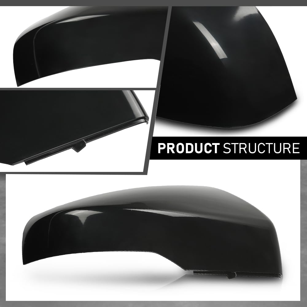 G-PLUS Exterior Mirror Cover Passenger Side Compatible with Subaru Crosstrek 2018-2023,Fit Subaru Forester 2019-2024 91059FL020