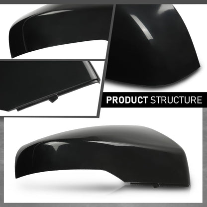 G-PLUS Exterior Mirror Cover Passenger Side Compatible with Subaru Crosstrek 2018-2023,Fit Subaru Forester 2019-2024 91059FL020