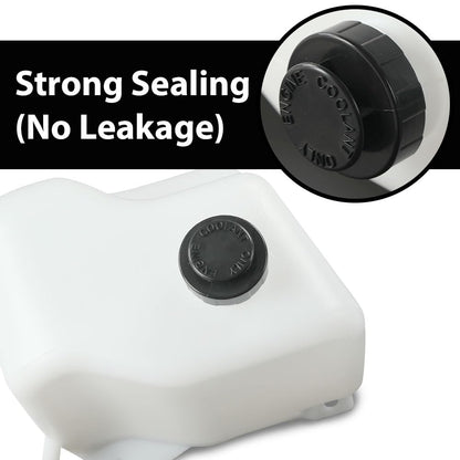 G-PLUS Overflow Radiator Tank w/Cap Compatible with C/K Blazer Suburban 1981-1987 / Fits 1988-1991 RV Blazers and Suburbans