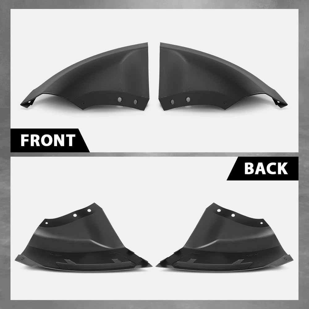 G-PLUS Pair Front Bumper Corner Cover, Compatible with Ford EcoSport 2018-2022, LH Driver & RH Passenger Side 2PCS, FO1017102, FO1016102