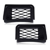 G-PLUS Front Bumper Caliper Air Duct Compatible with Chevy Silverado 1500 2003 2004 2005 2006 2007 SS-Style Left & Right Pair (Black) 89025754 89025753