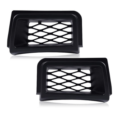 G-PLUS Front Bumper Caliper Air Duct Compatible with Chevy Silverado 1500 2003 2004 2005 2006 2007 SS-Style Left & Right Pair (Black) 89025754 89025753