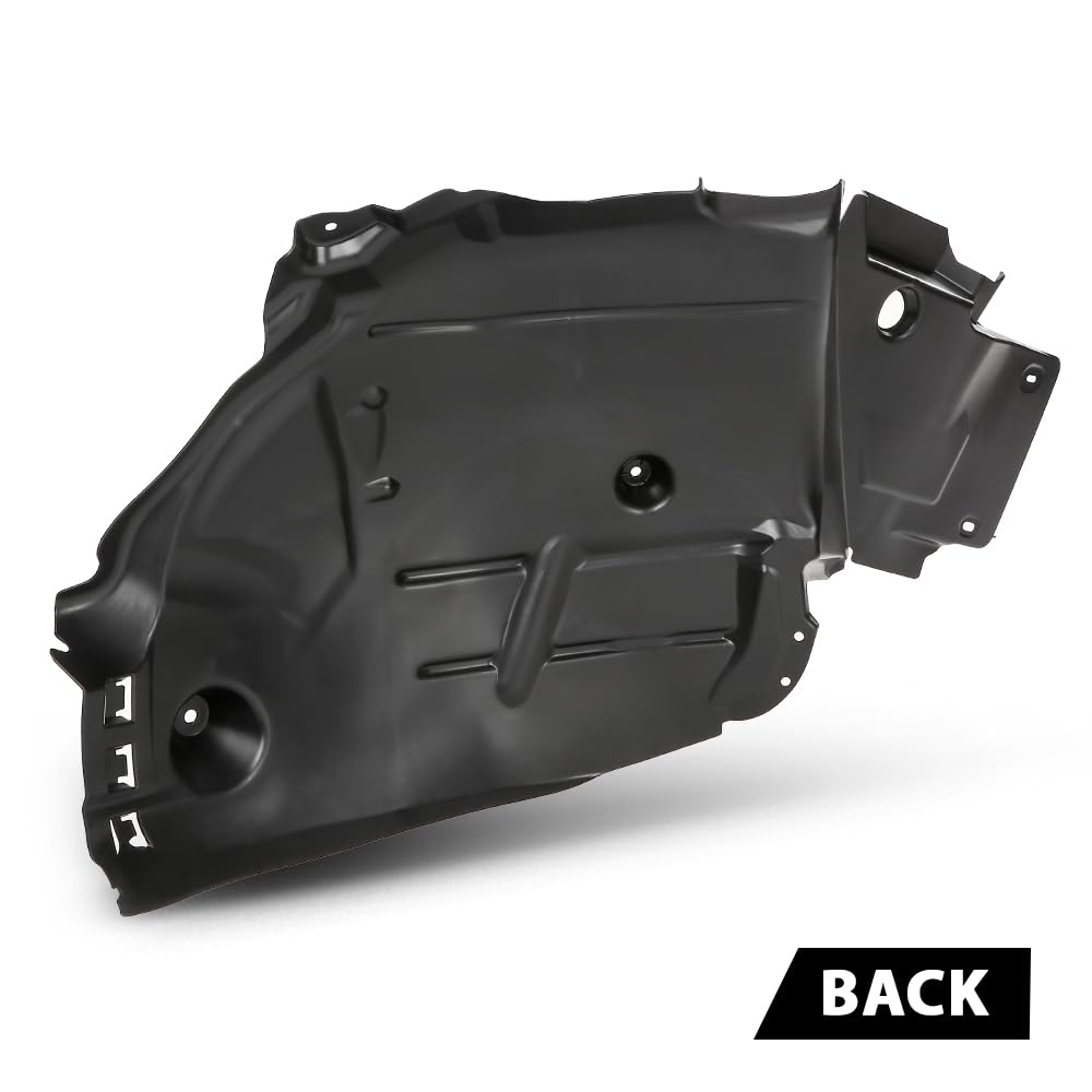 G-PLUS Rear Right Fender Liner Inner Assembly, Compatible with 2015-2017 Benz C300/ 2017 C43 AMG/ 2016-2017 Benz C63, Passenger Side, 205691280064, MB1249192