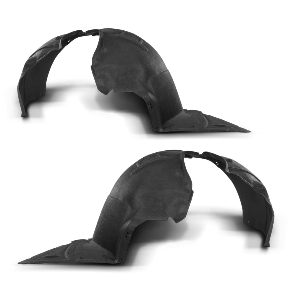G-PLUS Front Inner Fender Liners Set of 2 Compatible with Chevy Camaro 2016 2017 2018 2019 2020 2021 2022 GM1248295, GM1249295, 84169274, 84169275 Black