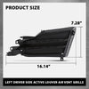 G-PLUS Active Air Vent Shutter Grille Driver Left Side Compatible with Tesla Model S 2016-2020