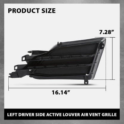G-PLUS Active Air Vent Shutter Grille Driver Left Side Compatible with Tesla Model S 2016-2020