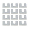G-PLUS Fender Alignment Shims- 1/16" & 1/8" Thick- 3/8" Slot- 24 shims- #397T Compatible with GM Body
