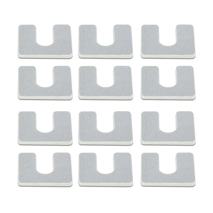 G-PLUS Fender Alignment Shims- 1/16" & 1/8" Thick- 3/8" Slot- 24 shims- #397T Compatible with GM Body