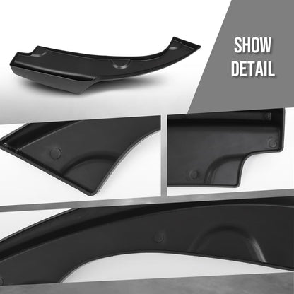 G-PLUS Bumper Trim Rear Right Side Compatible with Honda Civic 2020 2021 HO1139106, HO1139106C Glossy Black