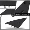 G-PLUS Front A-Pillar Triangular Cover Plate Right Compatible with Tesla Model 3 2017-2023 22873014, 1130656-00-E Gloss Black