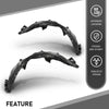G-PLUS Front Left+Right Fender Liner Inner Splash Shield Compatible with Toyota Camry 2018-2020 2Pcs 5387606260