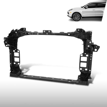 G-PLUS Radiator Core Support Front Frame Panel Compatible with Porsche Cayenne 2019 2020 2021 2022 2023 9Y0805594R, 9Y0 805 594 R Black