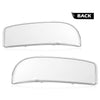 G-PLUS Headlight Bumper Lamps Cover Chrome Clear Compatible with 1999-2007 GMC Sierra 1500.2001-2007 GMC Sierra 1500/2500 HD/3500 15850352 15850351