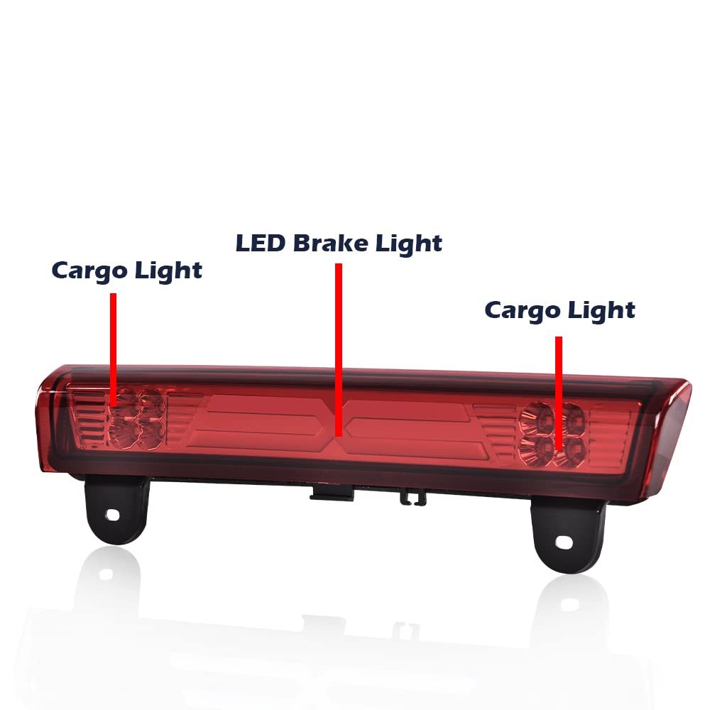 G-PLUS Third 3rd LED High Mount Brake Stop Light Compatible with Chevy Suburban 1500 2500 2000-2006 Chevy Tahoe/GMC Yukon/GMC Yukon XL 1500 2500 15170955