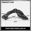 G-PLUS Pair Front Fender Liner Inner, Compatible with Ford F150 2010-2014, LH Driver & RH Passenger 2PCS, FO1248146, FO1249146, AL3Z16102A, AL3Z16102C, AL3Z16103A, AL3Z16103D