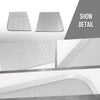 G-PLUS Galvanised Front Floor Mat Fit Ford F100 F150 F250 F350 1967-1979 / Bronco 1978-1979 1st Row Truck Accessories Cargo Liners All Weather Protection 2PCS Sliver Alfombras para Carro