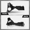 G-PLUS Front Left & Right Side Bumper Bracket Set Compatible with Toyota Corolla CE/LE/S 2003-2008 5211502061 Black