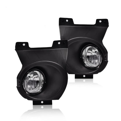 G-PLUS Fog Lights Compatible With 2011-2014 Ford F150, (NOT For SVT Raptor Models),Driving Fog Lamps w/Switch/Bracket/Bulbs Pair (Clear lens)