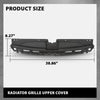 G-PLUS Radiator Grille Upper Cover, Compatible with Kia Forte 2019-2023, 86370M6000, 86370M7000