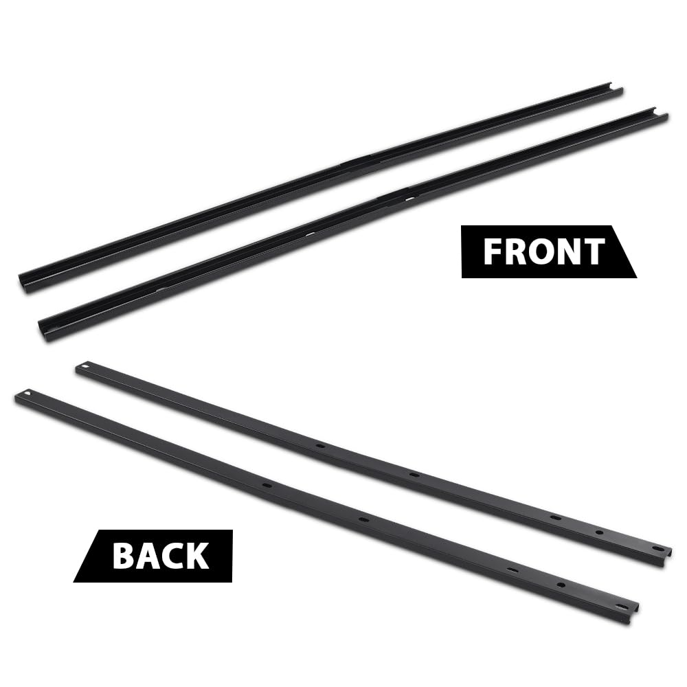 G-PLUS Roof Rack Side Rail Package Black 2 pcs Compatible with Chevy Traverse 2009-2017 19244264