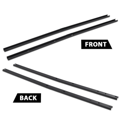 G-PLUS Roof Rack Side Rail Package Black 2 pcs Compatible with Chevy Traverse 2009-2017 19244264