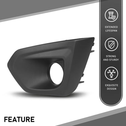 G-PLUS Front Left Fog Light Bezel Cover W/Hole, Compatible with Subaru Impreza 2012-2014, Driver Side, 57731FJ010