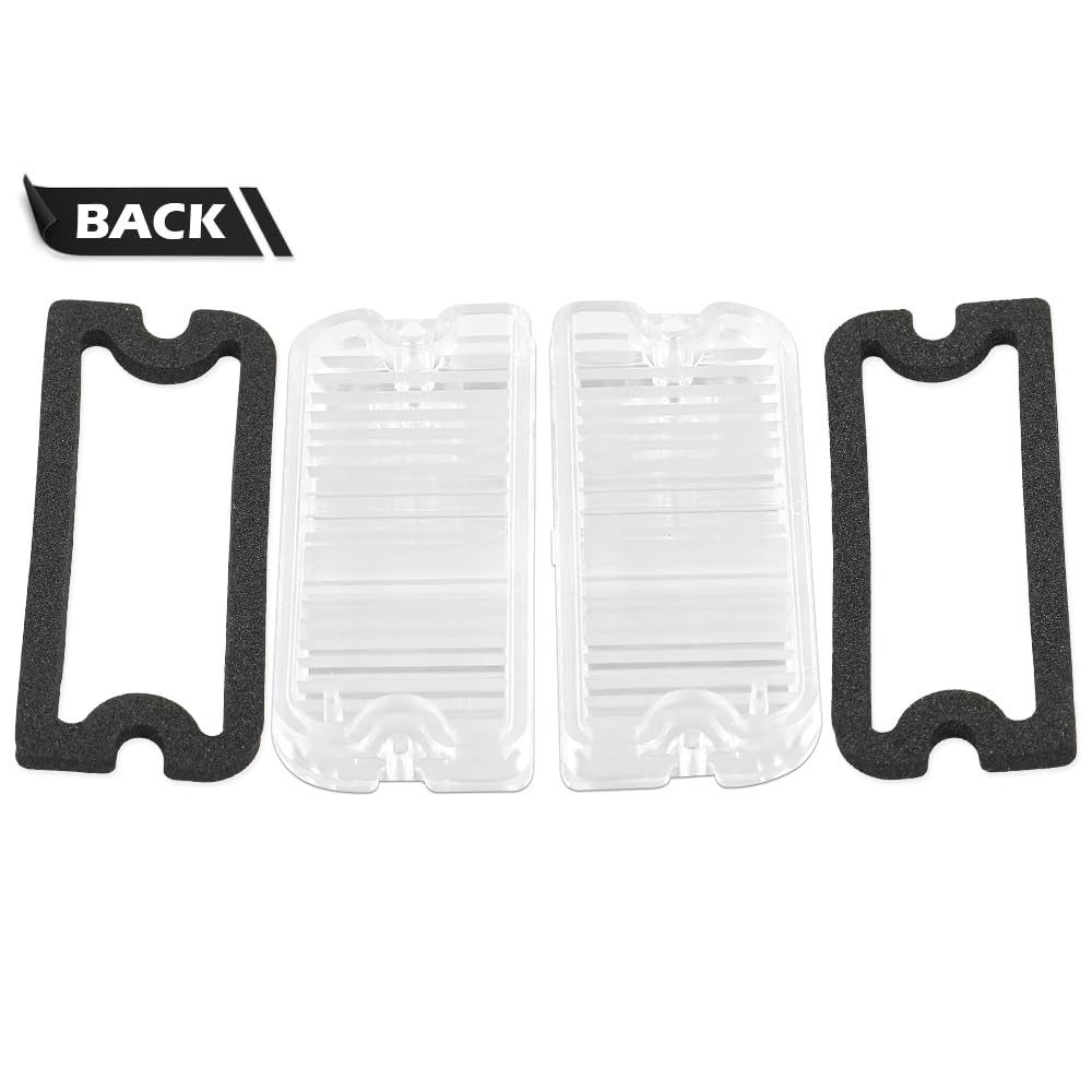 G-PLUS Back Up Light Lenses & Gaskets Lamp Compatible with Buick Skylark & Special 1964 1965 A Pair of Lenses & Gaskets & Mounting Screws