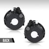 G-PLUS Fog Light Lamp Pair of Left & Right Side Compatible with BMW X1 2016-2019 / X2 2018-2021 Fit BMW X3 2011-2017 / X4 2015-2018 w/o Adaptive Headlamps 63177238787, 63177238788 Black