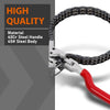 G-PLUS Heavy-Duty Ratcheting Chain Wrench Fit Oil Filter Change Pipe Fittings 60-160mm Black