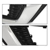 G-PLUS Front Upper Bumper Grille Assembly Chrome Trim Compatible with Nissan Rogue 2017 2018 2019 NI1200282, 623106FL0B