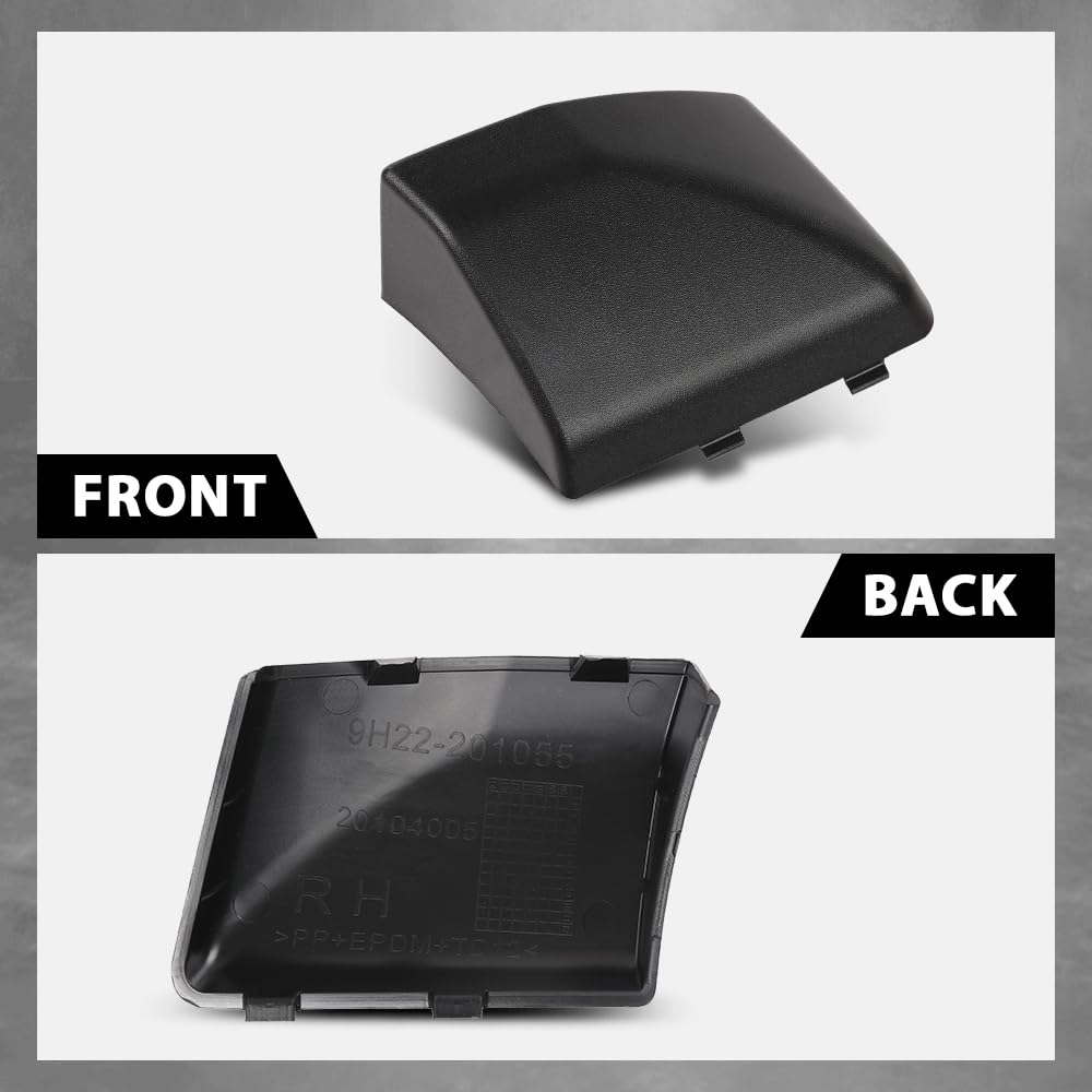 G-PLUS Right Rear Wheel Arch Front End Cap Compatible with Discovery 3 & 4 LR010625 Black