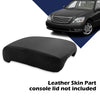 G-PLUS Real Leather Center Console Lid Armrest Cover Compatible with 2001-2006 Lx LS430 Black