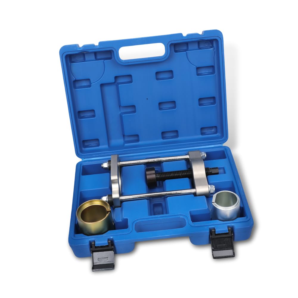 G-PLUS Rear Suspension Trailing Arm Bushing Removal Tool Kit Compatible with Ford Focus MK1 MKII 1998-2007; Fit Volvo S40 MK Sedan 2003-2012 45 Steel Silver