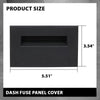 G-PLUS Dash Fuse Panel Cover Compatible with Chevy & GMC Truck 1988-1994/Fit Chevy Blazer GMC Yukon 1992-1994/Fit GMC Yukon Suburban 1992-1994 Black